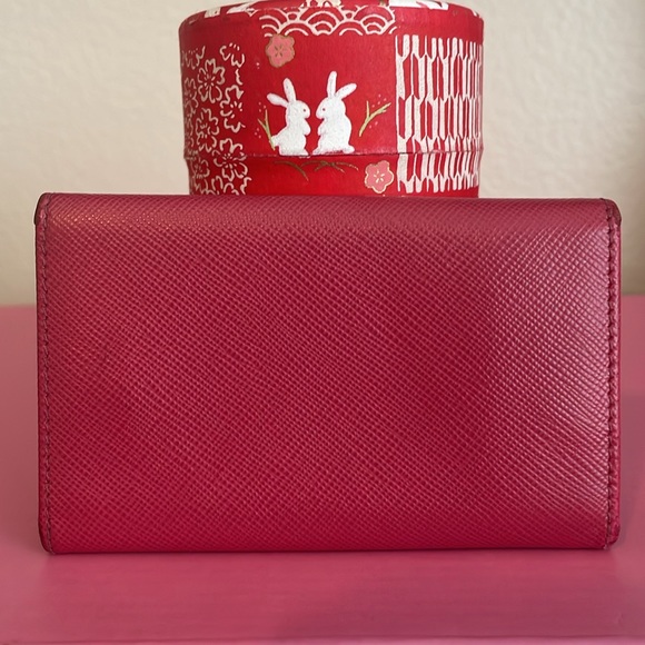 Prada Pink Saffiano Key Holder - Picture 2 of 15